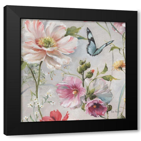 Antique Garden II Black Modern Wood Framed Art Print by Audit, Lisa