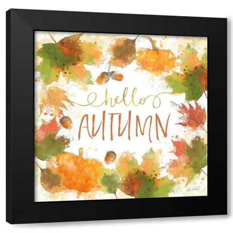 Harvest Splash I Black Modern Wood Framed Art Print with Double Matting by Pertiet, Katie