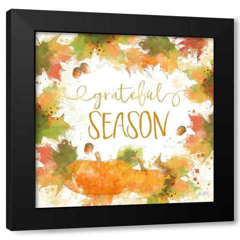Harvest Splash II Black Modern Wood Framed Art Print by Pertiet, Katie