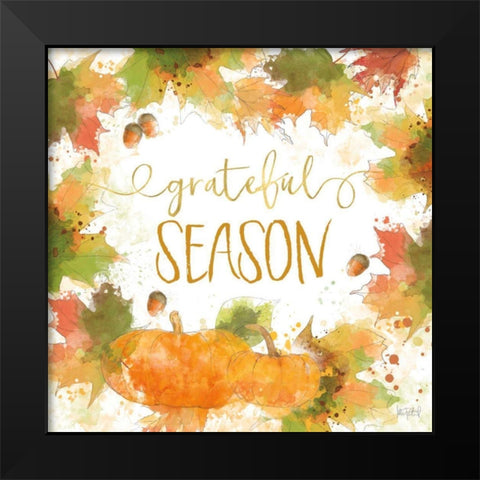 Harvest Splash II Black Modern Wood Framed Art Print by Pertiet, Katie