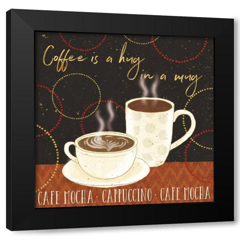 Fresh Coffee III Black Modern Wood Framed Art Print by Audit, Lisa