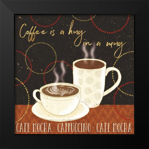Fresh Coffee III Black Modern Wood Framed Art Print by Audit, Lisa