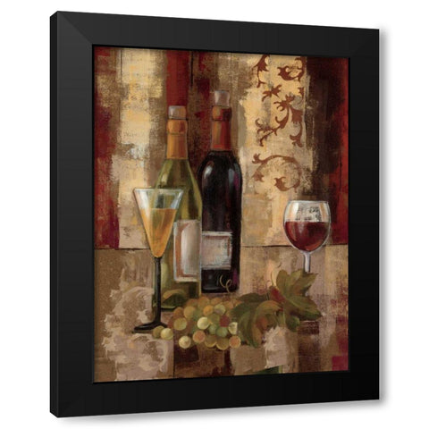 Graffiti and Wine III Black Modern Wood Framed Art Print by Vassileva, Silvia