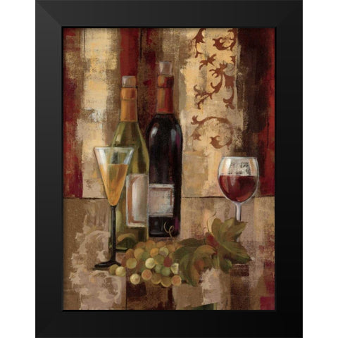 Graffiti and Wine III Black Modern Wood Framed Art Print by Vassileva, Silvia