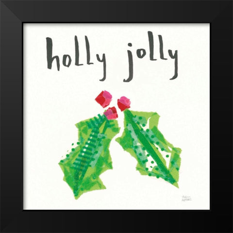 Joyful Season II Black Modern Wood Framed Art Print by Averinos, Melissa