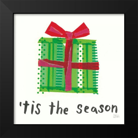 Joyful Season III Black Modern Wood Framed Art Print by Averinos, Melissa