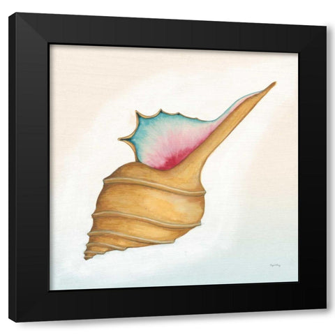 Boardwalk Murex Black Modern Wood Framed Art Print with Double Matting by DeNeige, Elyse