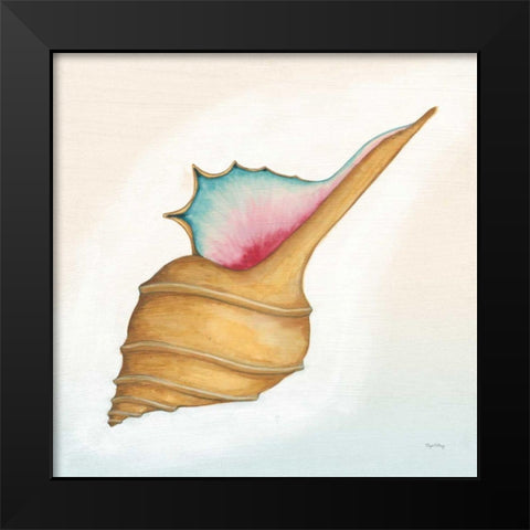 Boardwalk Murex Black Modern Wood Framed Art Print by DeNeige, Elyse