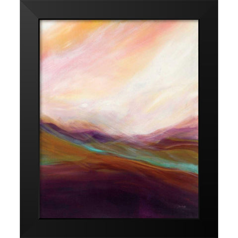 The Dunes Black Modern Wood Framed Art Print by Griggs, Jan