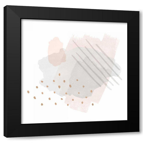 Lovely Blush I Black Modern Wood Framed Art Print with Double Matting by Hershey, Moira