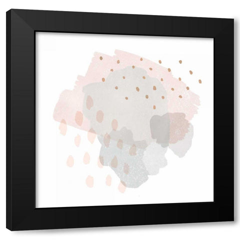 Lovely Blush II Black Modern Wood Framed Art Print by Hershey, Moira