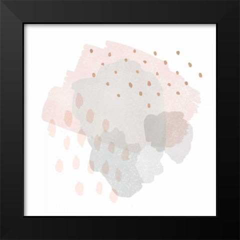 Lovely Blush II Black Modern Wood Framed Art Print by Hershey, Moira