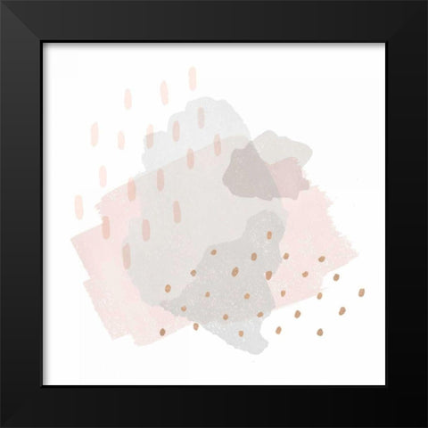 Lovely Blush III Black Modern Wood Framed Art Print by Hershey, Moira