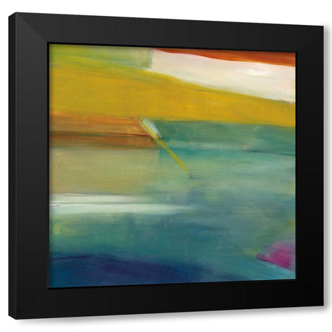 Subtleties Black Modern Wood Framed Art Print by Griggs, Jan