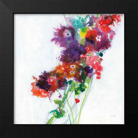 Growing Wild Black Modern Wood Framed Art Print by Griggs, Jan