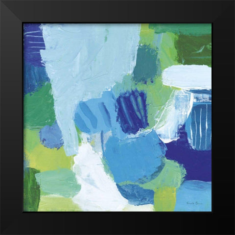 Mountain Reflection I Black Modern Wood Framed Art Print by Zaman, Farida