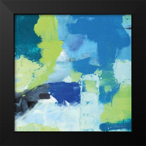 Mountain Reflection II Black Modern Wood Framed Art Print by Zaman, Farida