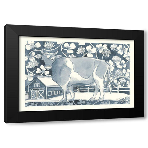 Farm Life II Black Modern Wood Framed Art Print with Double Matting by Thomas, Miranda