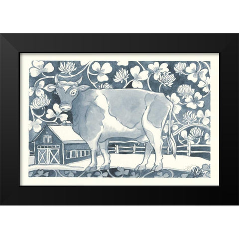 Farm Life II Black Modern Wood Framed Art Print by Thomas, Miranda