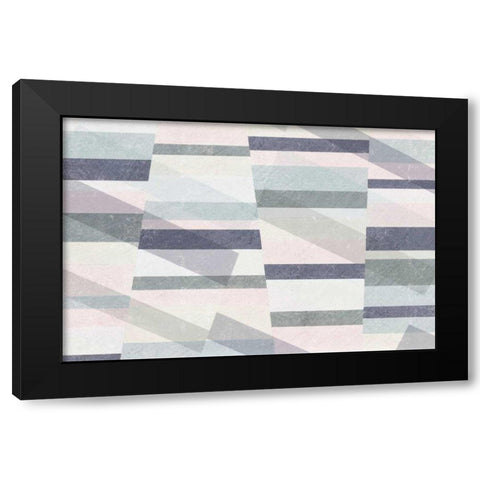 Pastel Reflections I Black Modern Wood Framed Art Print with Double Matting by Hershey, Moira