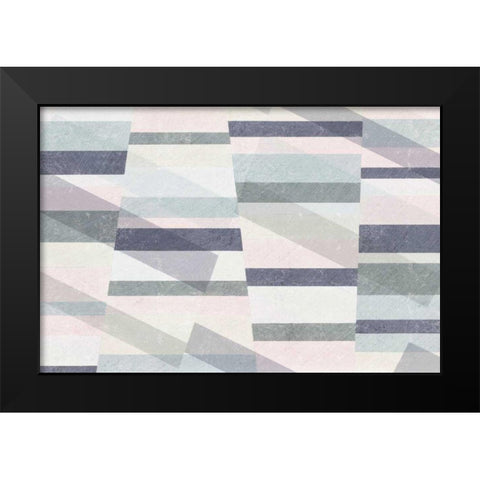 Pastel Reflections I Black Modern Wood Framed Art Print by Hershey, Moira