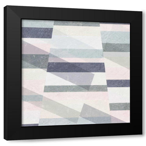 Pastel Reflections II Black Modern Wood Framed Art Print with Double Matting by Hershey, Moira