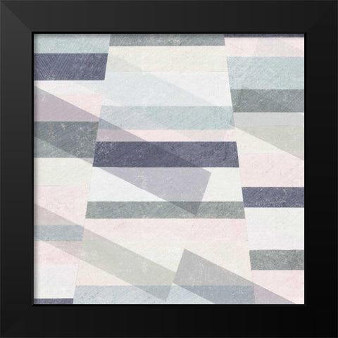 Pastel Reflections II Black Modern Wood Framed Art Print by Hershey, Moira