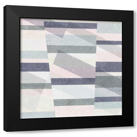 Pastel Reflections III Black Modern Wood Framed Art Print with Double Matting by Hershey, Moira