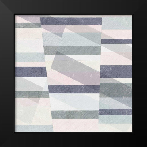 Pastel Reflections III Black Modern Wood Framed Art Print by Hershey, Moira