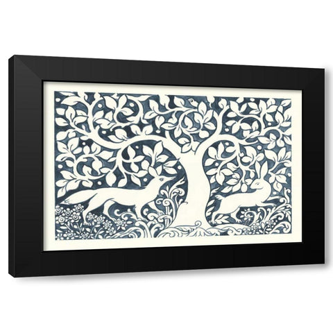 Forest Life III Black Modern Wood Framed Art Print with Double Matting by Thomas, Miranda