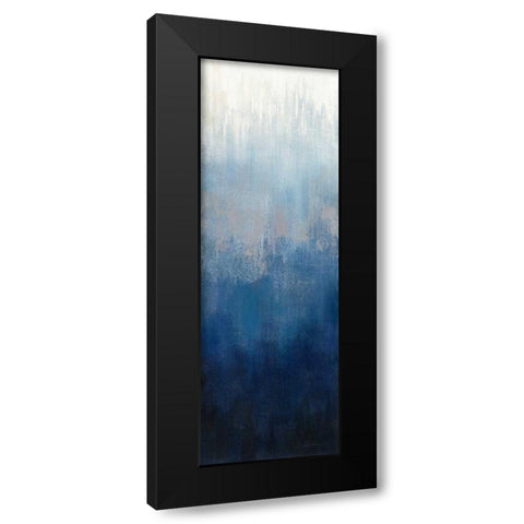 Silver Wave II Black Modern Wood Framed Art Print by Vassileva, Silvia