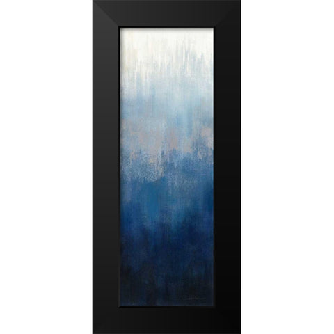 Silver Wave II Black Modern Wood Framed Art Print by Vassileva, Silvia