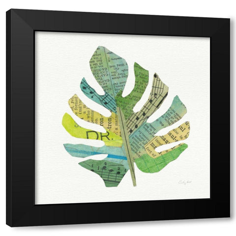 Tropical Fun Palms II Black Modern Wood Framed Art Print by Prahl, Courtney