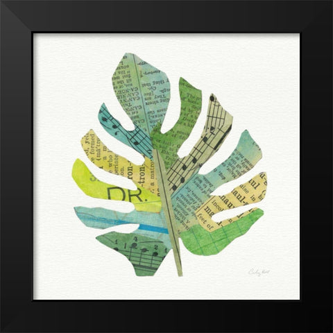 Tropical Fun Palms II Black Modern Wood Framed Art Print by Prahl, Courtney