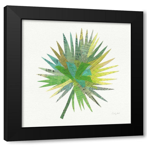 Tropical Fun Palms IIII Black Modern Wood Framed Art Print by Prahl, Courtney