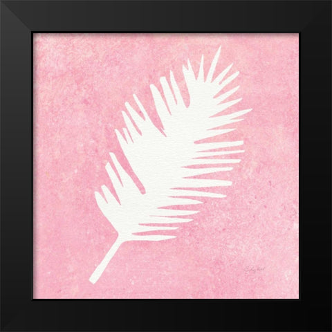 Tropical Fun Palms Silhouette I Black Modern Wood Framed Art Print by Prahl, Courtney