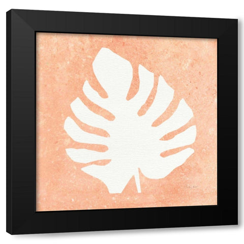 Tropical Fun Palms Silhouette II Black Modern Wood Framed Art Print by Prahl, Courtney