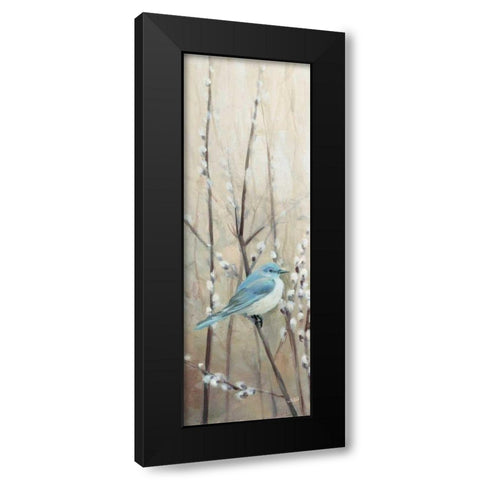 Pretty Birds Neutral II Black Modern Wood Framed Art Print with Double Matting by Purinton, Julia