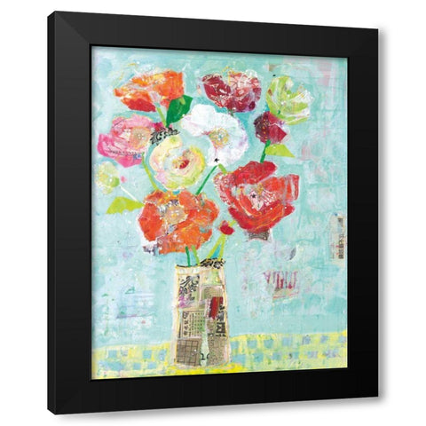 Jersey Queen Black Modern Wood Framed Art Print by Day, Kellie