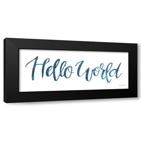 Sweet Baby Boy I Black Modern Wood Framed Art Print by Jackson, Jenaya