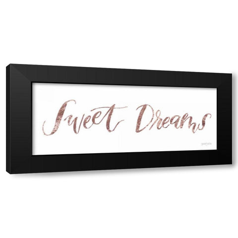 Sweet Baby Girl II Black Modern Wood Framed Art Print by Jackson, Jenaya