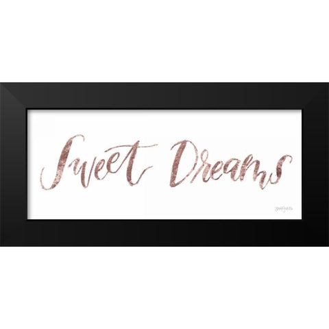 Sweet Baby Girl II Black Modern Wood Framed Art Print by Jackson, Jenaya