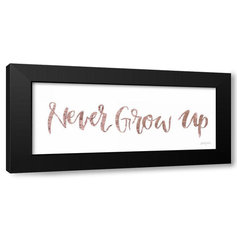 Sweet Baby Girl IV Black Modern Wood Framed Art Print with Double Matting by Jackson, Jenaya