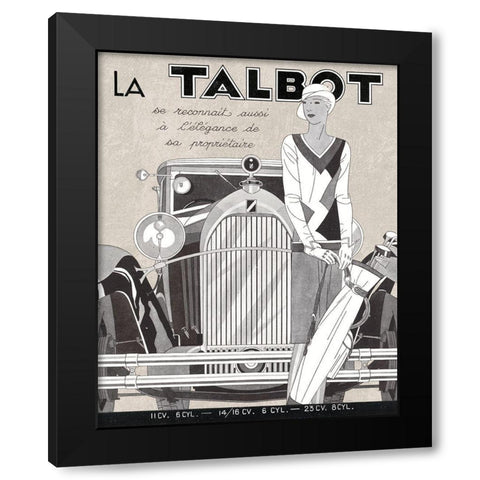 Road Tour II Black Modern Wood Framed Art Print with Double Matting by Schlabach, Sue