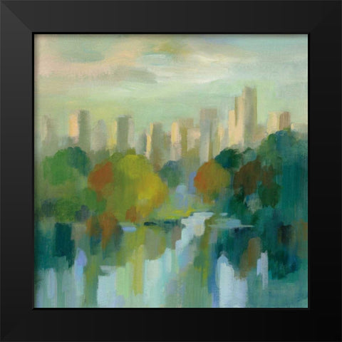 Manhattan Sketches IV Black Modern Wood Framed Art Print by Vassileva, Silvia