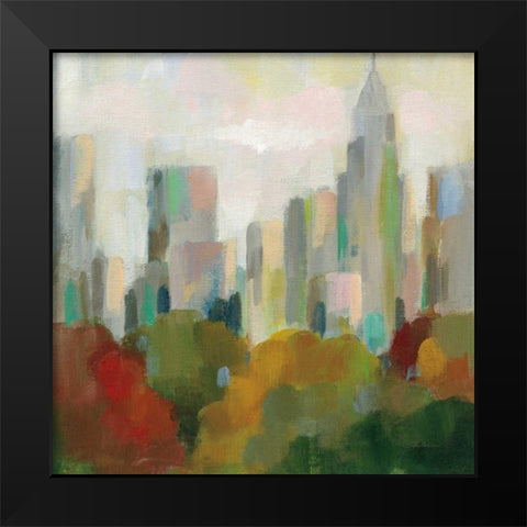 NYC Central Park II Black Modern Wood Framed Art Print by Vassileva, Silvia