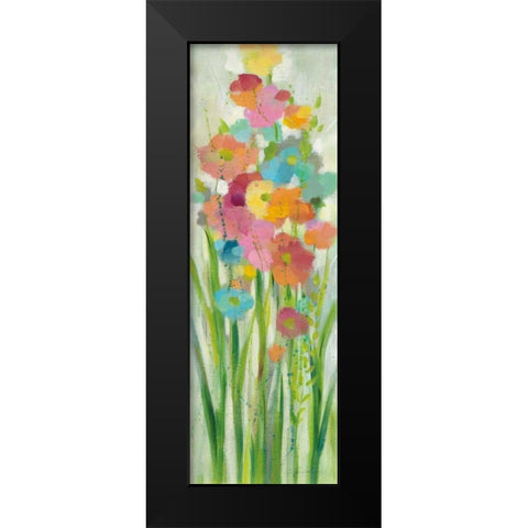 Long Stem Bouquet I Black Modern Wood Framed Art Print by Vassileva, Silvia