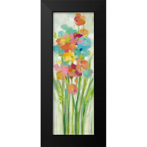 Long Stem Bouquet II Black Modern Wood Framed Art Print by Vassileva, Silvia