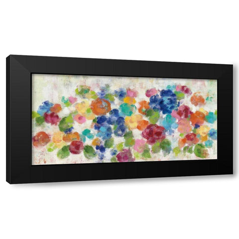 Hydrangea Bouquet I Black Modern Wood Framed Art Print by Vassileva, Silvia