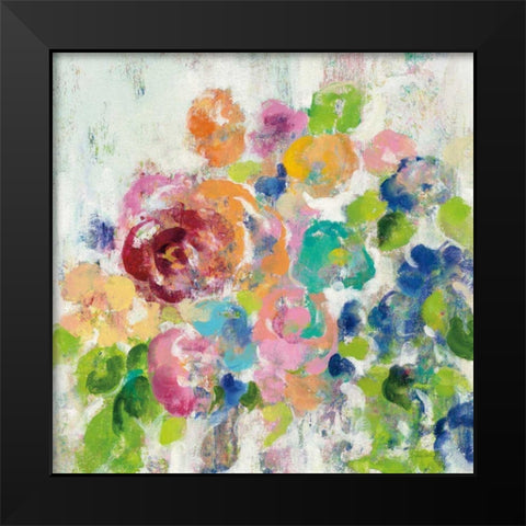 Hydrangea Bouquet II Black Modern Wood Framed Art Print by Vassileva, Silvia
